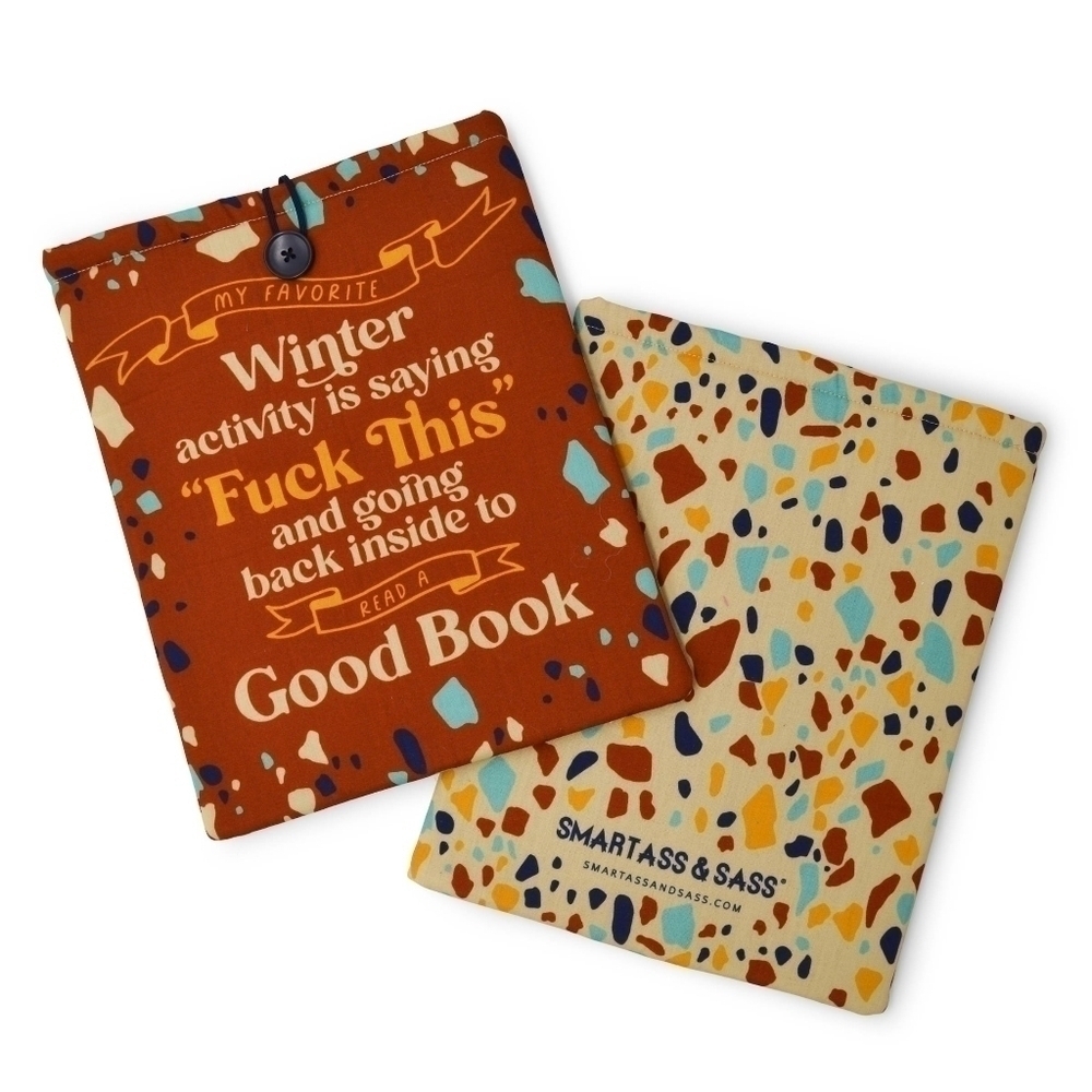 Tablet or Book Sleeve Padded "F*@k This" Cover